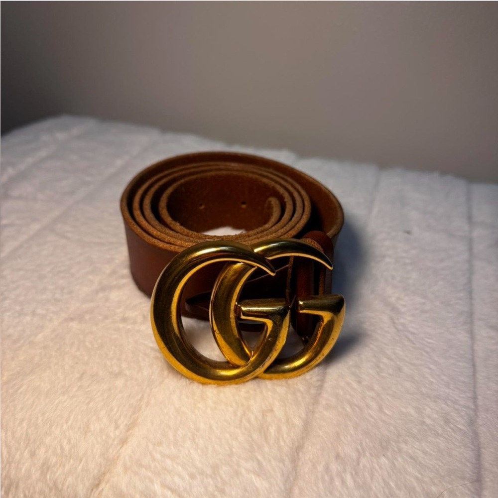 Gold Gucci Belt